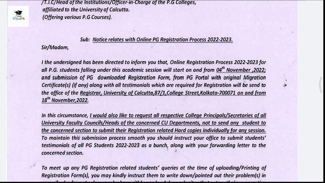 WB Ug Registration | Pg Registration 2022 | College registration 2022 | CU Registration 2022 | смотреть онлайн