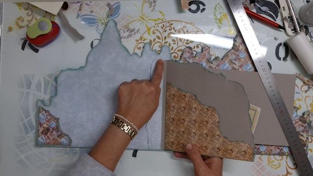 Tuto. Album photo just pick the rose of life today. SCRAPBOOKING. смотреть онлайн