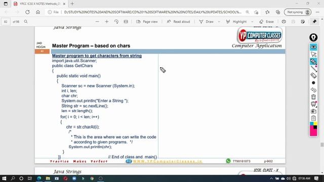 Lecture 1 - How to solve String Programs in Java | YP Computer Classes | icse computer class 10th смотреть онлайн