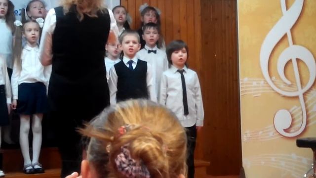 2017.03.13. КОЛОБОК. ДМШ 2. Отчетник. Выступление с хором. Соло. смотреть онлайн