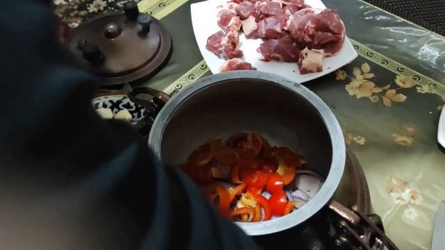 Хашлама в Афганском казане(Хашлама по-армянски из говядины)