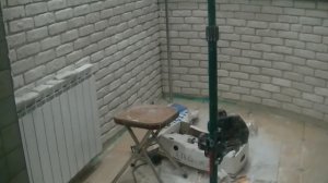 Укладываю Декоративный камень на балконе