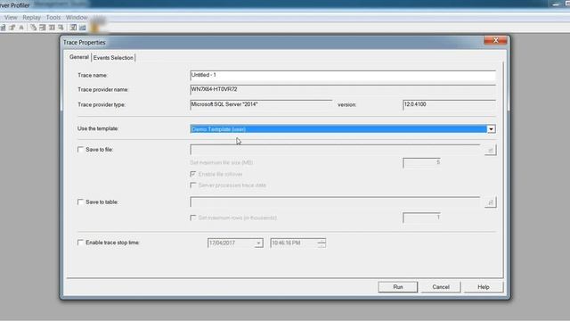 SQL Server Custom Profiler Template and Location смотреть онлайн