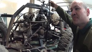 Квадроцикл из Оки. Воздушный фильтр и кулиса кпп.#самодельный