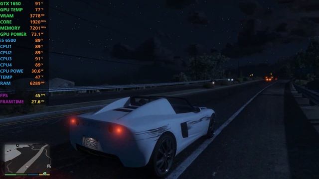 GTA V | i5 6500 | GTX 1650 4GB | 8GB RAM | Very High Setting | 1080p | 1440p смотреть онлайн