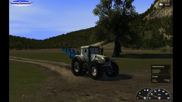Lets play Agrar Simulator 2012 Pflügen смотреть онлайн