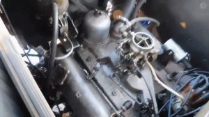 Запуск ГАЗ-66 после простоя и ремонта карбюратора! Starting the truck engine
