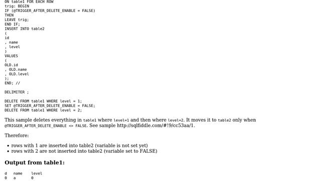 INSERT and DELETE in single operation (moving from one table to other) (3 Solutions!!) смотреть онлайн