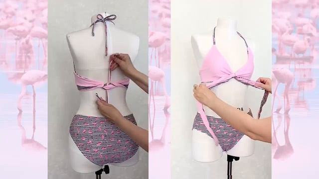 Как красиво завязать купальник смотреть онлайн