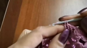 Детская, летняя косынка крючком.