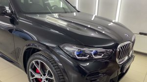 Бронирование полиуретановой пленкой основных зон риска кузова BMW X5, нанесение керамики