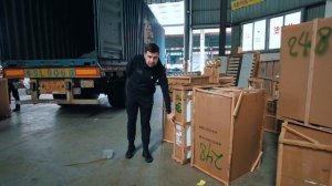 Отгрузка контейнера мебели в Россию Москва из Китая Фошань _ Январь 2022г