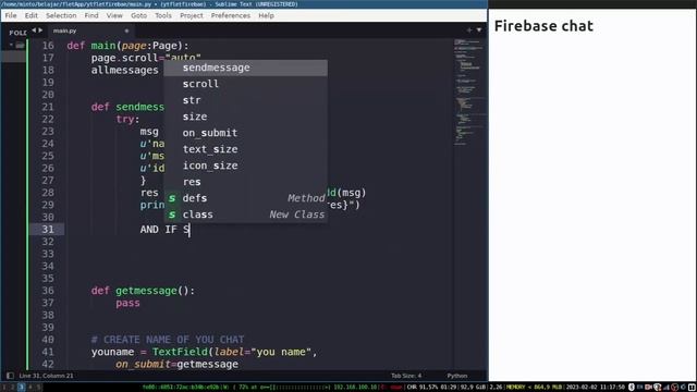 Flet Tutorial - Create Realtime Chat App With Firebase Firestore смотреть онлайн