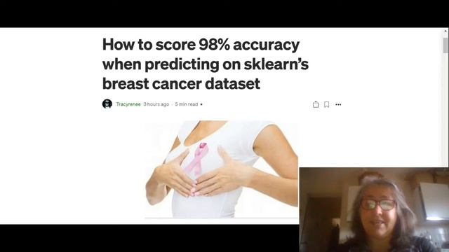 How to score 98% accuracy on sklearn's breast cancer dataset - blog post смотреть онлайн