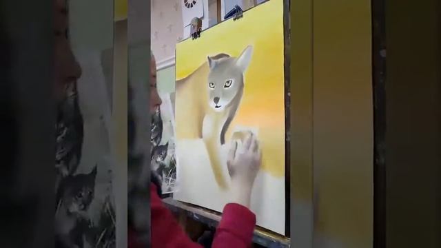 УРОКИ РИСОВАНИЯ ДЛЯ ДЕТЕЙ. Рисуем животных пастелью. смотреть онлайн