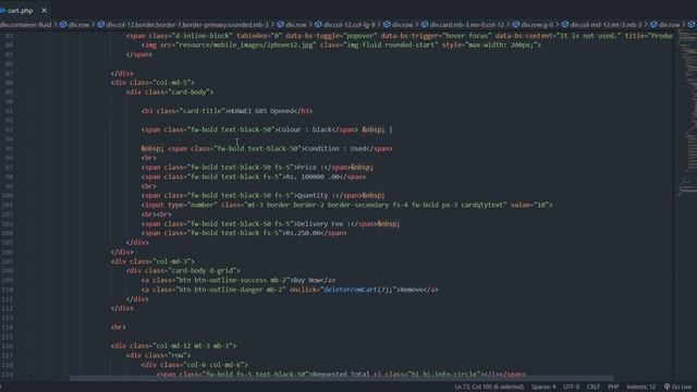 Design a responsive cart page using HTML, CSS, JavaScript and Bootstrap смотреть онлайн