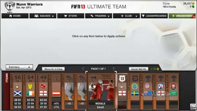FUT 13 Trading Tips Episode 1 - 400 Coin Bronze Pack Method смотреть онлайн