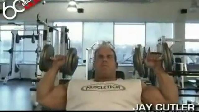 Джей Катлер жимы гантелей сидя смотреть онлайн