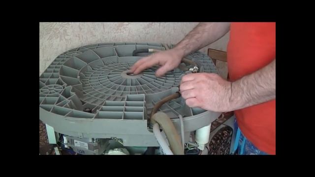 Daewoo DWD-CV701PC . ЗАМЕНА ПОДШИПНИКОВ БАРАБАНА