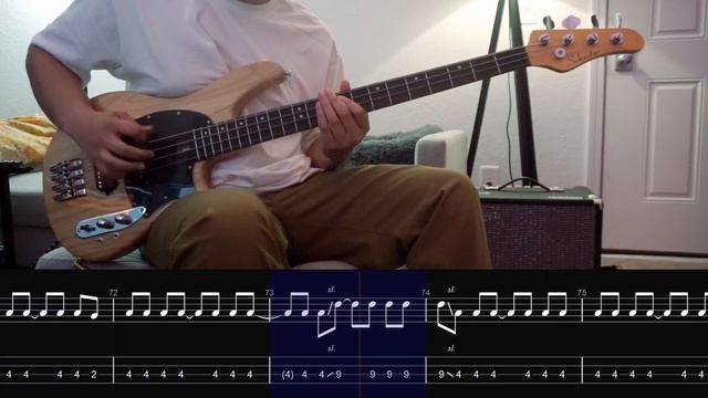 Daughter - Swim Back (Bass Cover & Play Along Tabs) смотреть онлайн