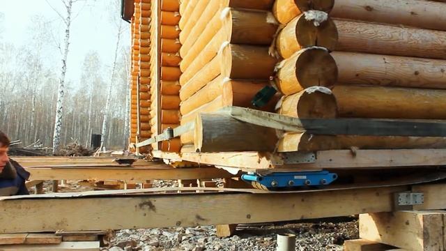 Как переместить дом на 100 метров