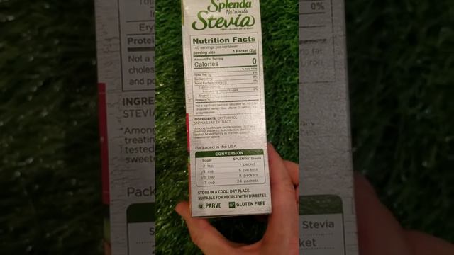 Splenda Stevia Naturals 280 г (140 пакетиков)