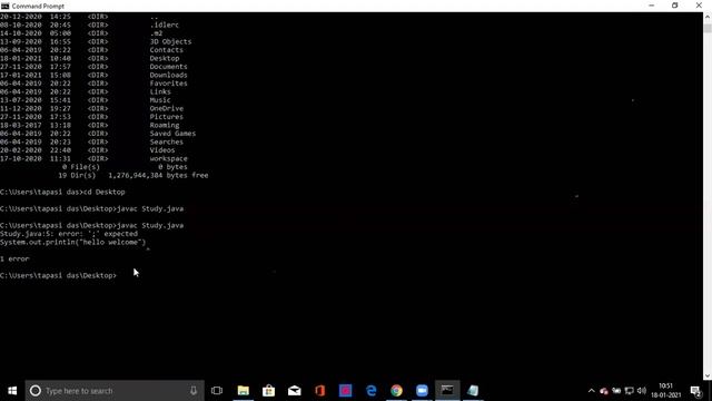 Installation and execution of simple Java program смотреть онлайн