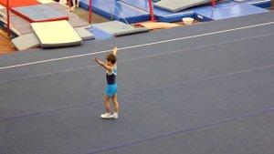 спортивная гимнастика вольные 1 юн. разряд