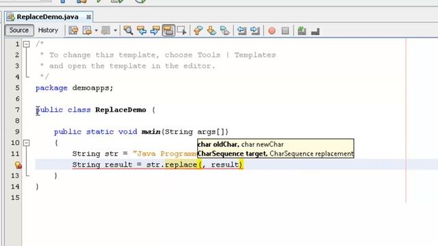Java Tutorial for Beginners - What is replace() method in java String class