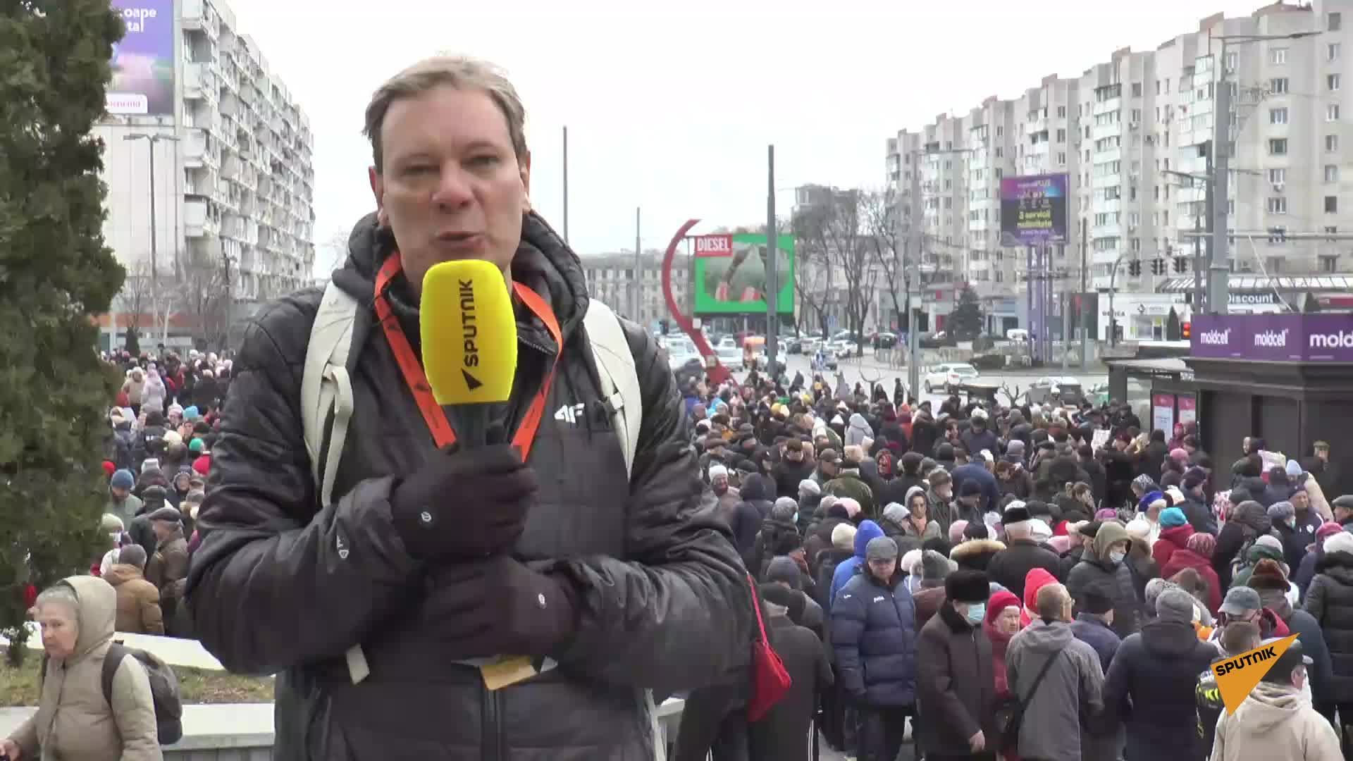 LIVE: Акция протеста в Кишиневе – ситуация в центре столицы Молдовы