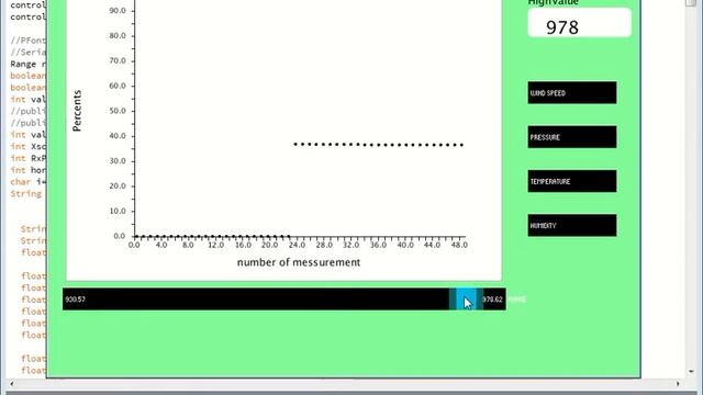 Processing. Чтение файла лога, 4 графика + лог файл из Arduino