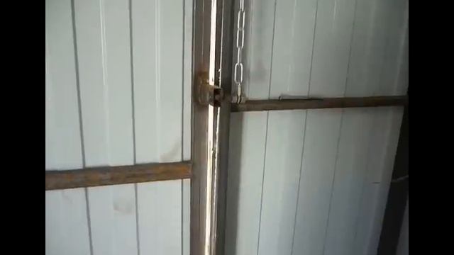 Ворота для гаража своими руками смотреть онлайн