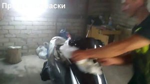 Покраска скутера ОТ и ДО.
