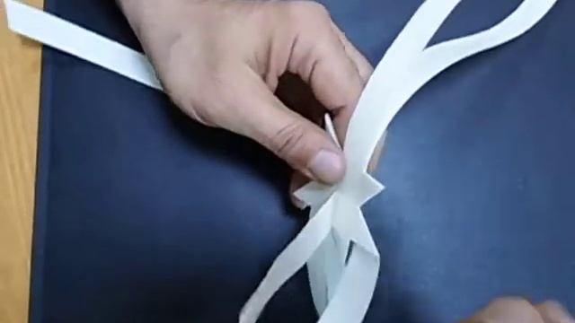 цветок из бумажной ленты