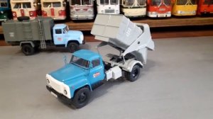 обзор модели от  авд  газ 53   53м   мусоровоз  1/43