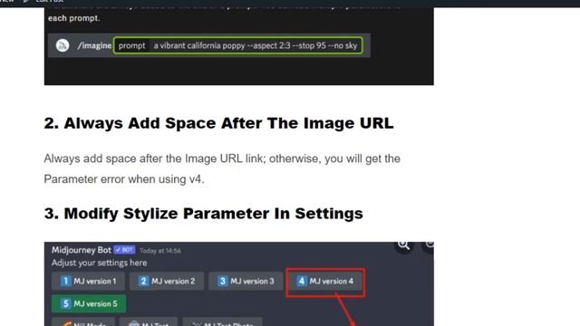 How To Fix Midjourney Invalid Parameters Unrecognized Argument(s)
