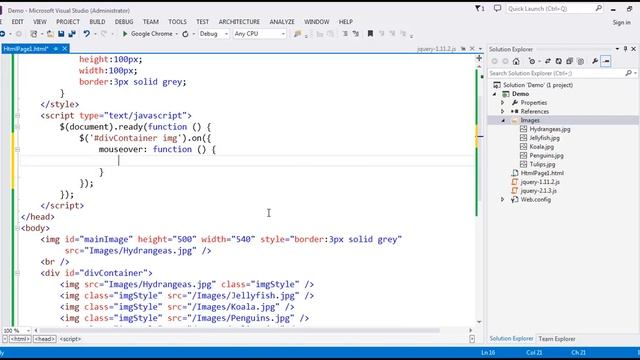 jQuery image gallery