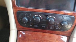 Адаптация заслоноки климат контроля на мерседес  w203