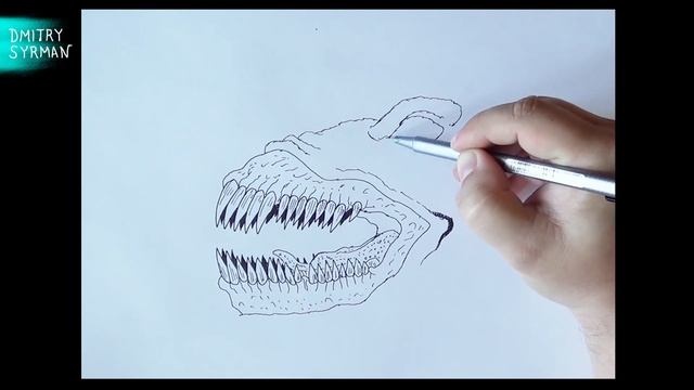 How to draw a Monster, Как нарисовать страшного Монстра смотреть онлайн