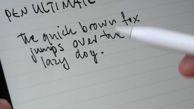 iPad mini 5 handwriting & note taking test