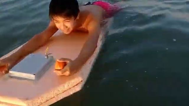 #jetsurf #hoverboard из гироскутера. тест на воде. смотреть онлайн