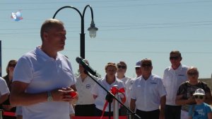 В Космопарке Байконура торжественно установили макет ракеты «Зенит»