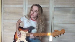 Stevie Ray Vaughan - Scuttle Buttin' guitar cover by Yana