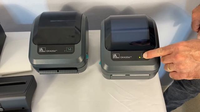 Printing Config Label & Auto Calibration Zebra Desktop Printers