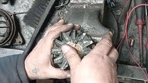Замена токосъемных колец генератора.