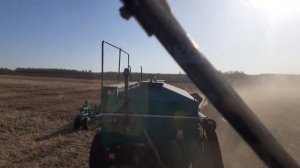 Поссевная 2023 , на Кировце, К739МСт1 с посевным комплексом Кузбасс пк-9.7