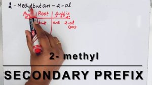 Easy steps to write structure of 2-Methylbutan-2-ol