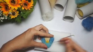 Мастер-класс по валянию броши/ Брошь птичка