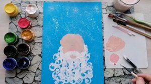 Портрет Дедушки Мороза. День рождения Дедушки Мороза.