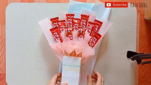 How to make Kitkat Bouquet/Surprise Gift Idea/Chocolate Bouquet/Kath Ideal смотреть онлайн